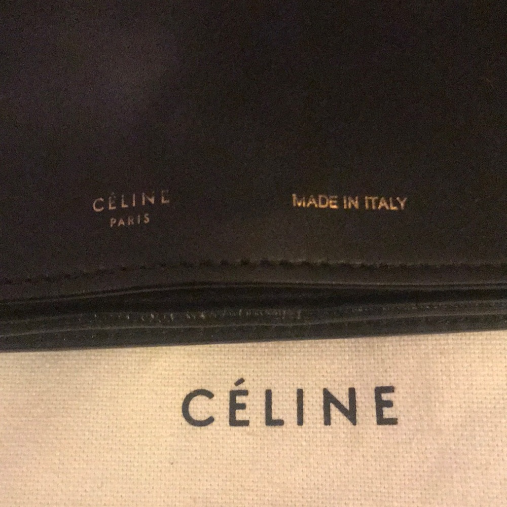 10000% Authentic Celine black clutch - Picture 3 of 8